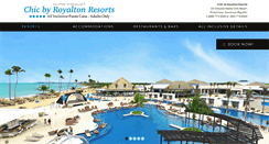 Desktop Screenshot of chicpuntacanahotel.com