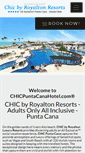 Mobile Screenshot of chicpuntacanahotel.com